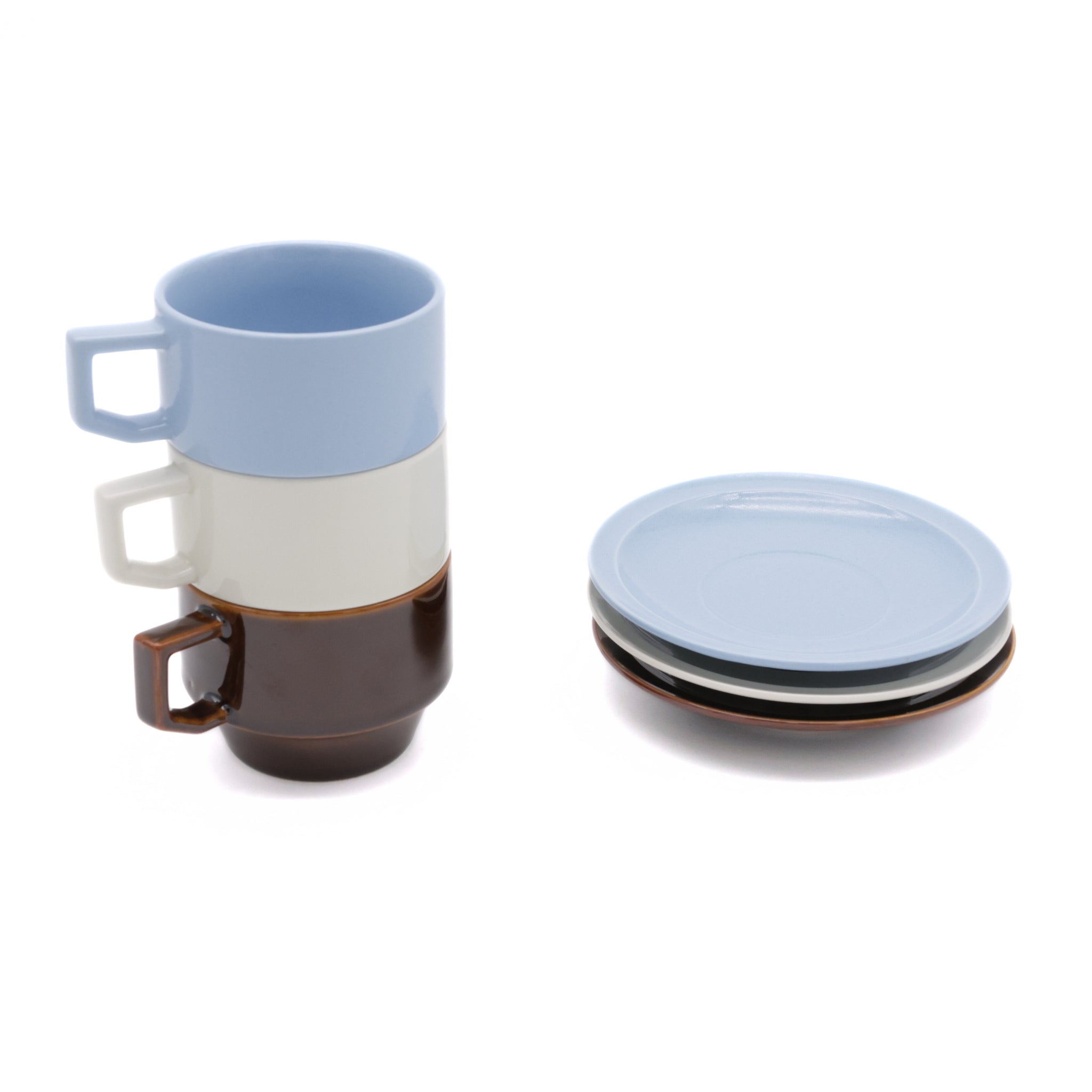 HASAMI Block Mug&Saucer
