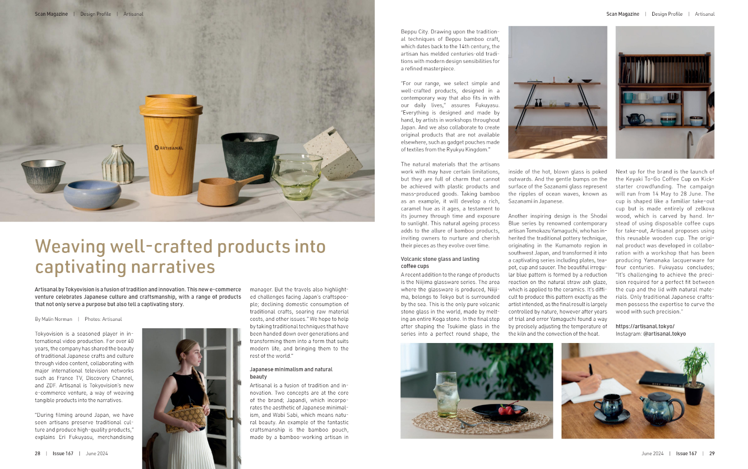 article of ARTISANAL in Scanmagazine