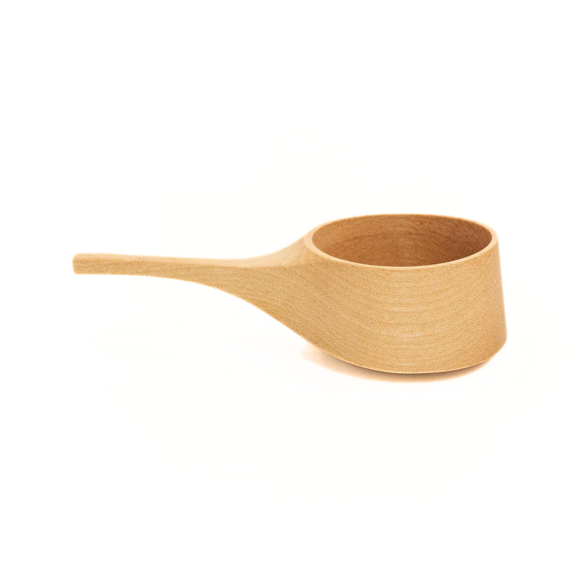 Carved birch Coffee scoop